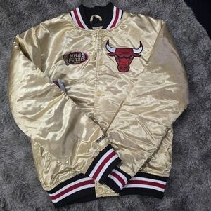 Mitchell & Ness Gold NBA Finals Bomber Jacket